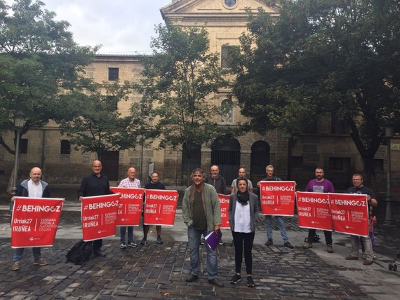 Behingoz euskara Nafarroa osoan ofiziala izatea eskatuko da urriaren 27ko mobilizazioan