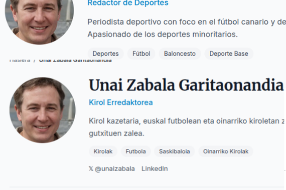 Kazetari faltsu eta artifizialak, baina plagiatzaileak