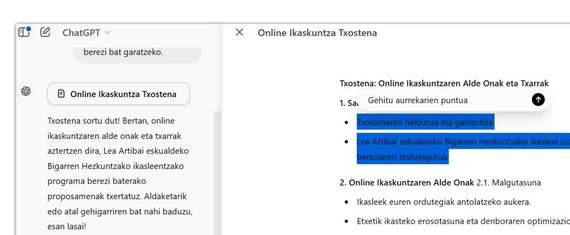 gpt ikasketa