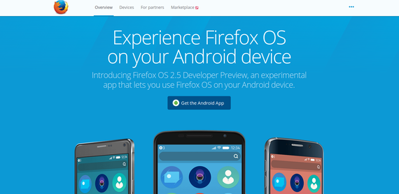 Mozilla fundazioak ez du jarraituko Firefox OS eskaintzen mugikorretan