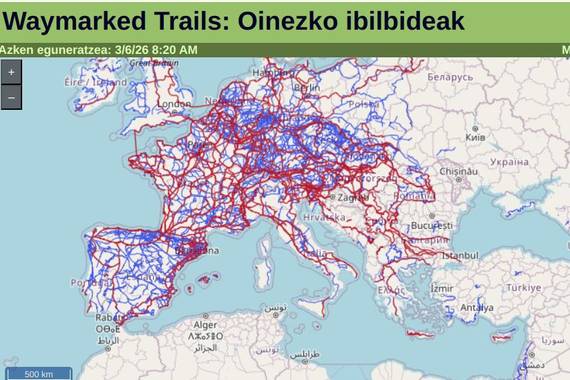 Waymarked Trails: ingurune naturaletan ibiltzeko tresna gomendagarria