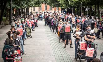 haur protesta irunea
