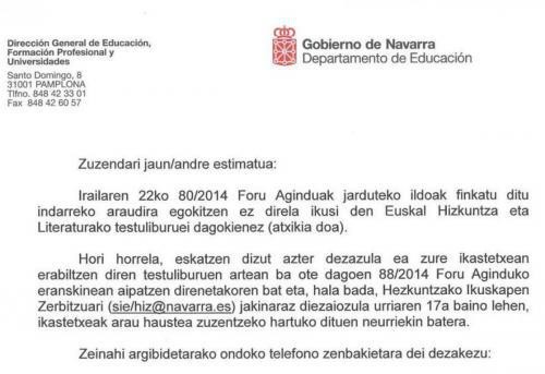 Euskarazko 22 liburu hurrengo asterako kentzeko agindu du Iribasek