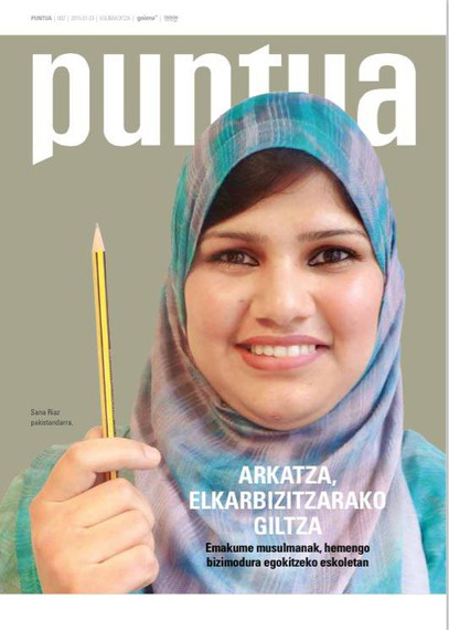 Neska musulman euskaldunei elkarrizketa Puntuan