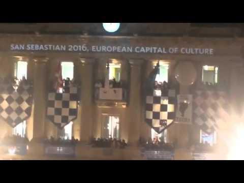 Europako ereserkiari txistuak Donostiako Danborradan