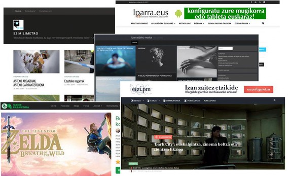 'Etzi.pm', 'Iparraldeko Neska', 'Game Erauntsia' eta 'Iparra', aurtengo Blogetan! lehiaketako irabazleak