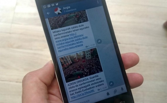 ARGIAk kanala ireki du Telegramen