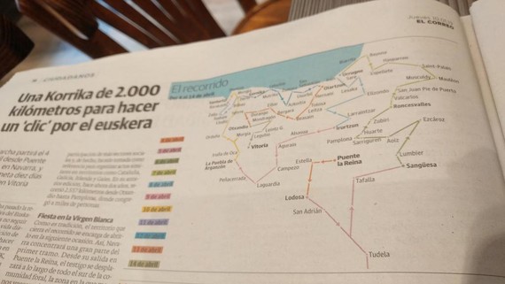 Muga guztiak kendu dituzte El Correon Euskal Herria ez ikustarazteko.