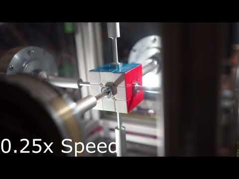 Rubiken kuboa 0,38 segundutan egiten duen robota