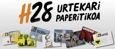 H28 urtekaria paperean ateratzeko diru-bilketa