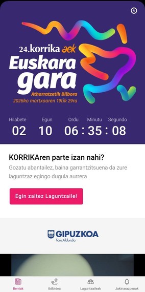 korrika app 25