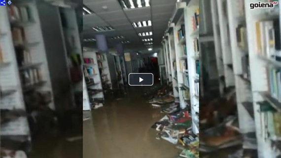 Asteburuko euri-jasak Antzuola herrian eragin du kalte gehien