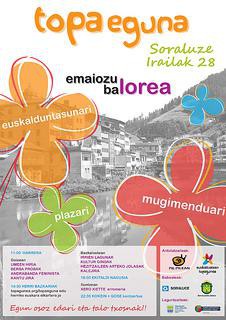 TopaEguna larunbatean Soraluzen