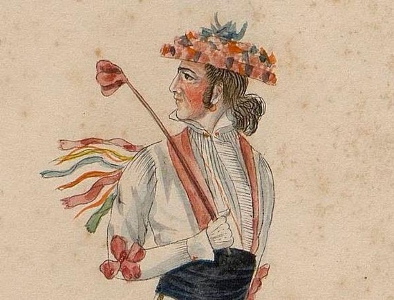 1828. urteko euskal jantzien eta dantzarien akuarelak