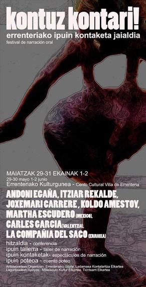 Joxemari Carrere: "Aukera gutxi daude kontalaritzan, eta helduei bideratura, are gutxiago"