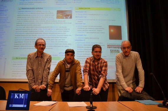 Euskarak gero eta presentzia handiagoa du Wikipedian