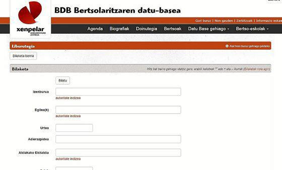 Bertsolaritzaren liburutegia sarean jarri du Xenpelar Dokumentazio Zentroak
