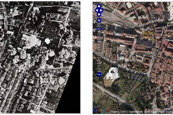 Durangoko bonbardaketa: une hartantxe hartutako irudi sekula ikusi gabea