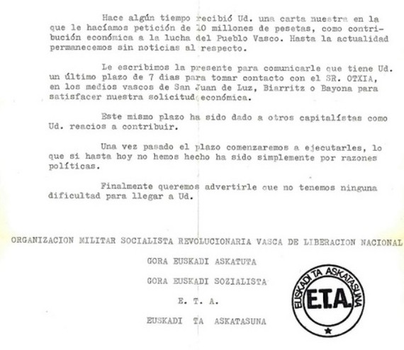 "Matonismoaren" gutunak