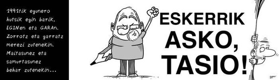 Zugazart (Unai Iturriaga), Tasioren errreleboa Garako marrazki tiretan