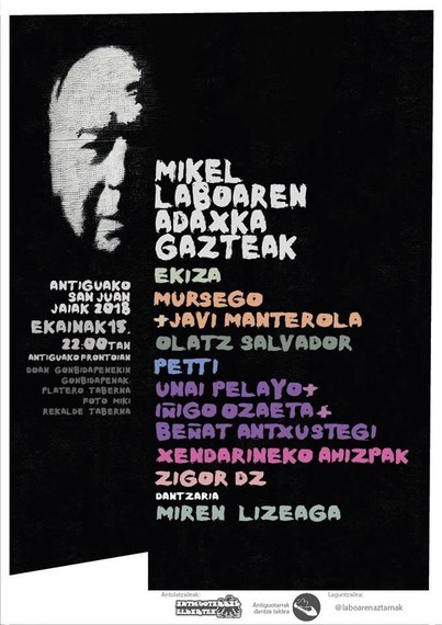 Mikel Laboaren omenezko jaialdi bat egingo dute Antiguako jaietan