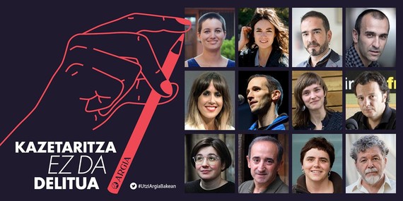 200 kazetari eta eragilek ARGIAren aurkako epaiketa bertan behera uzteko eskatu dute