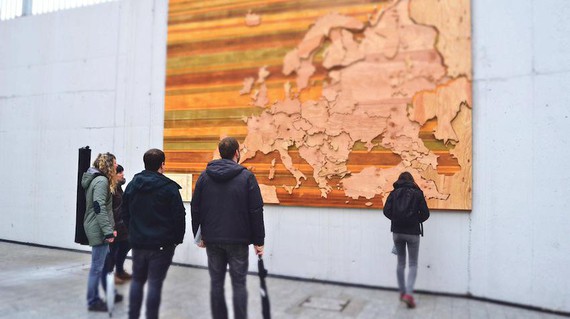 Tabakalera alboko "Hizkuntzen mapa" kendu egingo du Donostiako Udalak