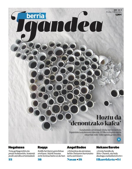 Igandeko Berria: Hoztu da 'denontzako kafea'