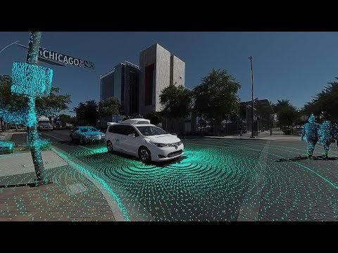 Hara ibilgailu autonomo batek zer ikusten duen eta zelan gidatzen duen [Bideoa]