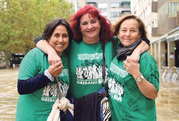 "Gure soldata senarraren soldataren gehigarri bat dela esan zigun patronalak"