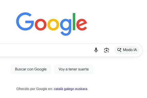 Googlek 'AA Modua' aktibatu du bilatzailearen hizkuntza nagusietan
