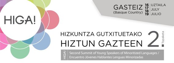 Hizkuntza gutxituetako hiztun gazteen 2. topaketa Gasteizen
