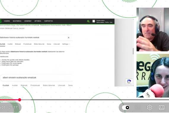 Zuzenekoan AA eta bilaketekin esperimentatzen