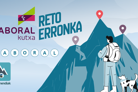 Mendiak aplikazioan, Laboral Kutxarekin erronka elkarlanean