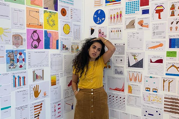 Mona Chalabi kazetariaren grafiko informatibo zoragarriak