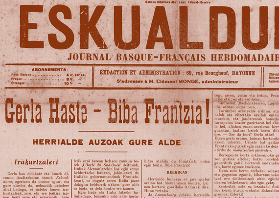 Gerla Handiak 100 urte: 1. Mundu Gerrako euskal prentsako kronikak