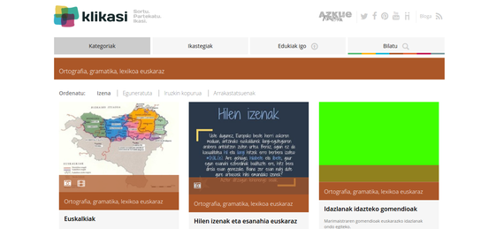 Klikasi, hezkuntza partekatzeko plataforma