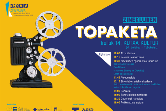 Euskal zinekluben topaketa, irailaren 14an