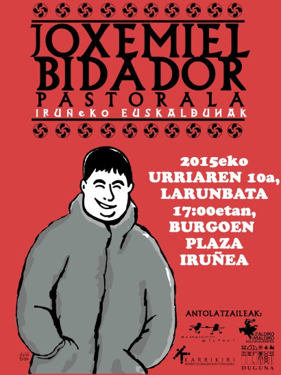 Joxemiel Bidador pastorala: Iruñean prestatzen ari diren 1. pastorala