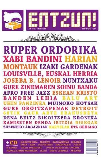 Durangoko azokan Entzun urtekari berria eta diskoa kalean