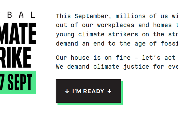 Klima aldaketaren kontrako nazioarteko greba orokorra deitu du Greta Thunbergek