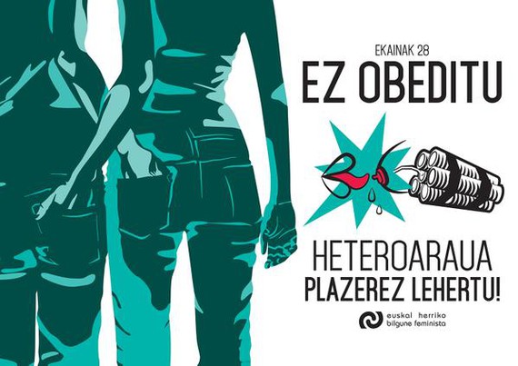 Ez obeditu, heteroaraua plazerez lehertu!