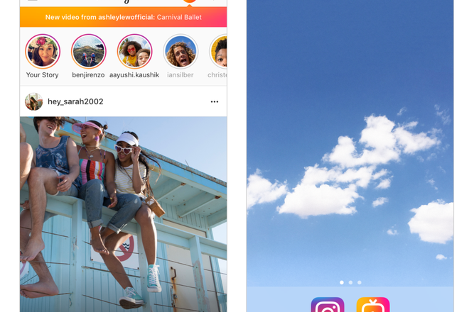 IGTV instagram aplikazioa IGTV instagram aplikazioa
