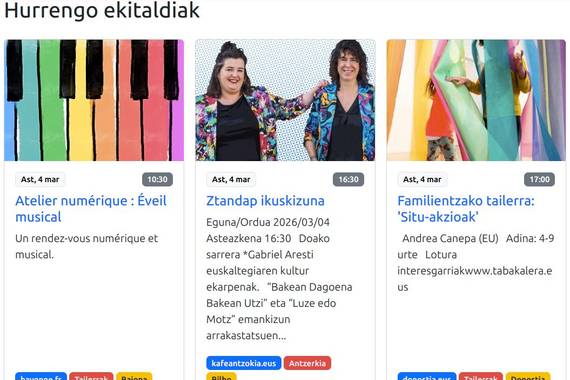 Kultur agenda bateratua izateko asmoz jaio da Zer.eus