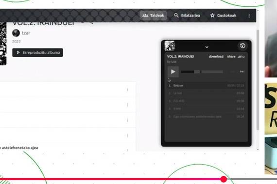 Musika etikaz entzun, eta liburuak... tira, pirateatu