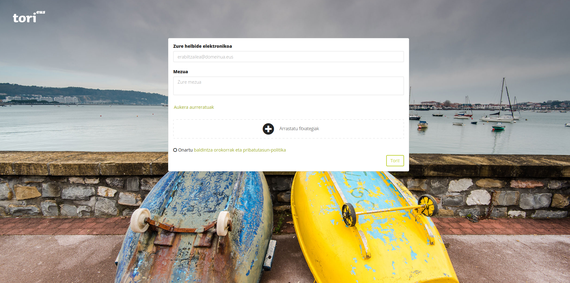 Tori.eus, fitxategiak partekatzeko tresna berria