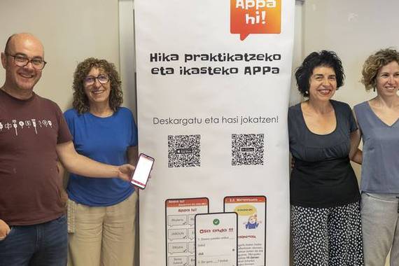 Ermuko Appa Hi! Hitanoan trebatzeko app-aren Bizkaiko lehen bertsioa