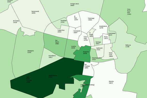 Txiroagoak al dira gure hirietako ekialdeak?