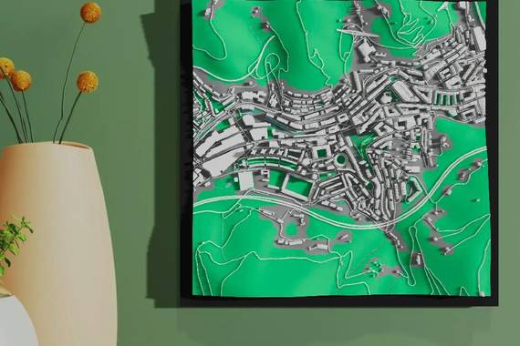 OSM mapa libreak, etxeko posterretarako