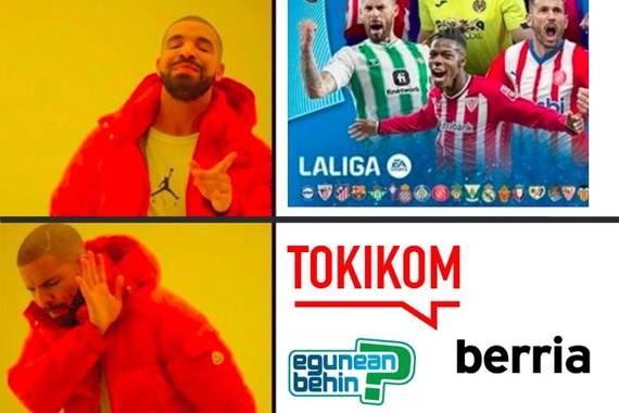 Euskaltelek ere men egiten dio LaLigari, bere bezeroei euskal zerbitzuetara bidea moztuz